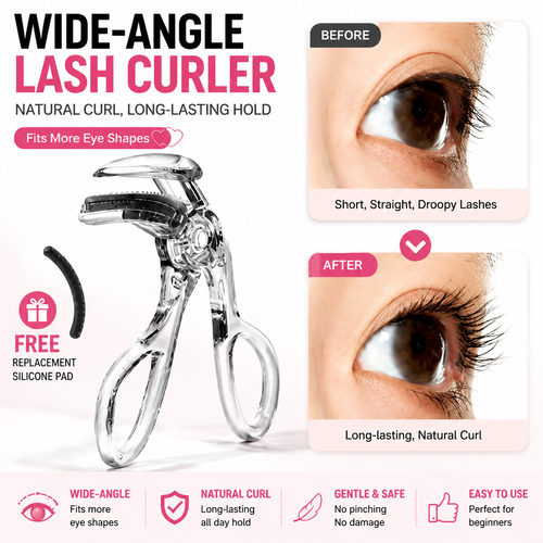 Professional eyelash curler 💗 This little gadget lets me sleep an extra 5 minutes every day!